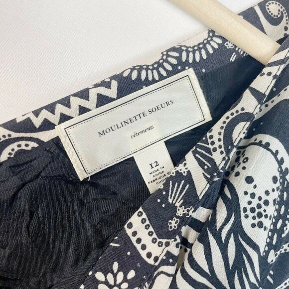 Anthro Moulinette Soeurs Swirling Villages dress - Picture 5 of 8